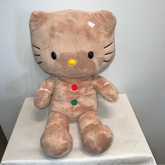 HELLO KITTY BUILD-A-BEAR Gingerbread Christmas Sanrio 18" 2012 NO BOW Elf Outfit - Picture 3 of 14